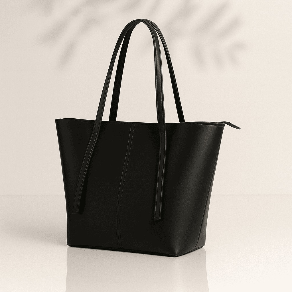 Levixa Classic Tote – Jet Black