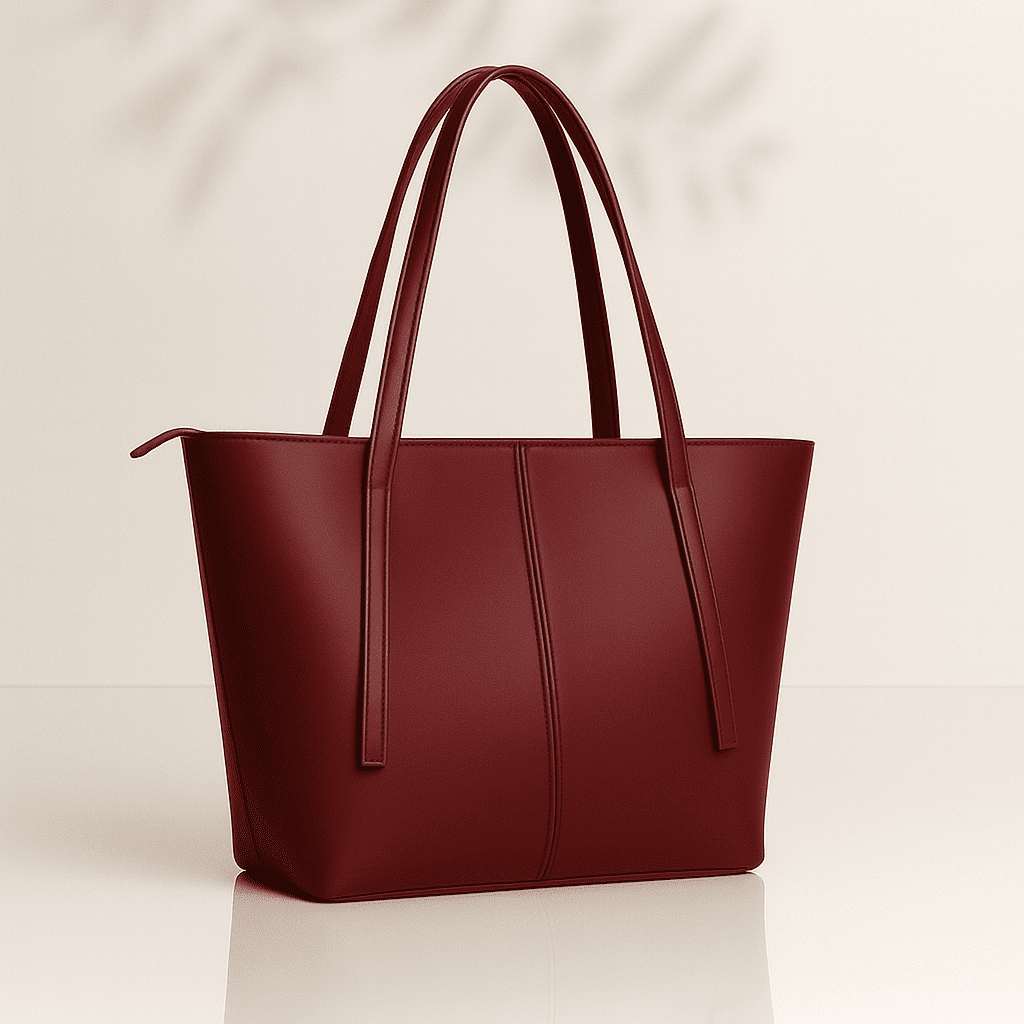 Levixa Classic Tote – Burgundy