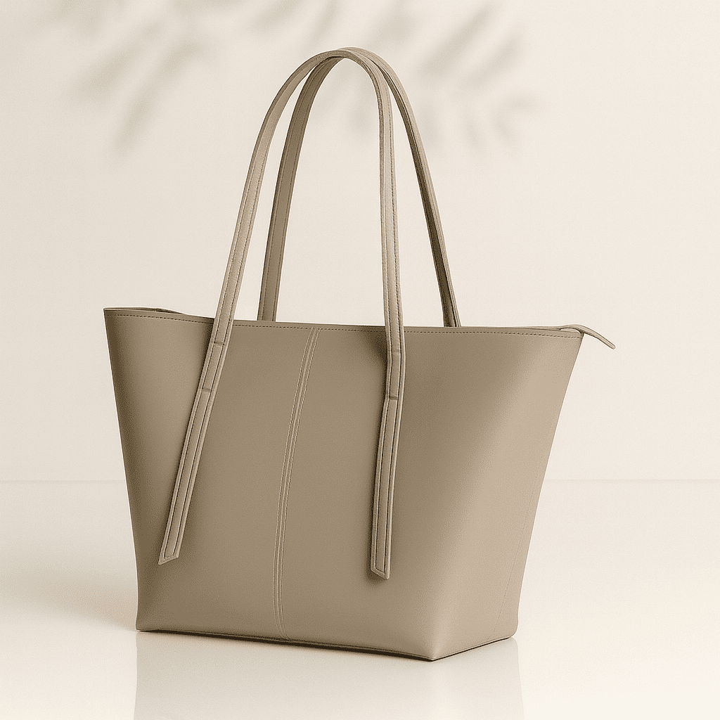 Levixa Classic Tote – Soft Taupe
