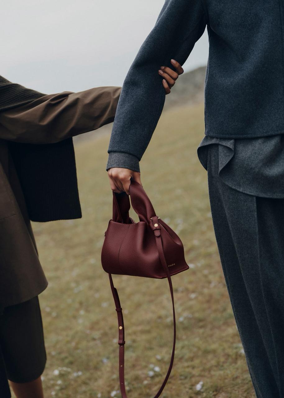 P0LENE Numéro Neuf Mini Edition Textured Ebon ( Deep Maroon )