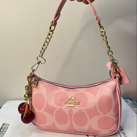 COA-CH Teri Shoulder Bag - Pink ( With Cherry )