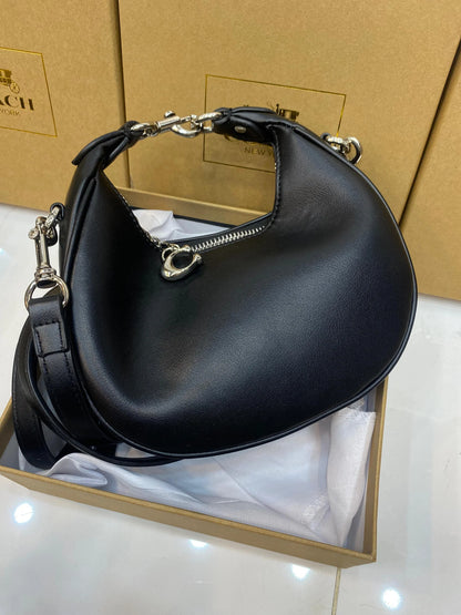 C0-ACH Jonie Crescent Crossbody - Classic Noir (AZ)