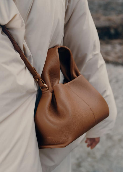 P0LENE Numéro Neuf Mini Edition Textured Ebon ( Caramel Brown )