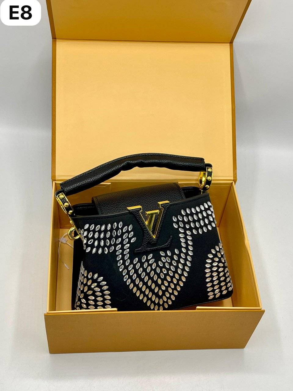 LO-UIS VUTTION Stoned Capucines Bag - LC