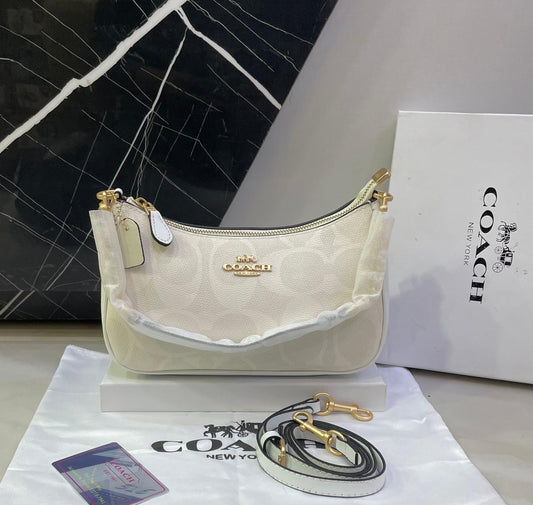 COA-CH Teri Shoulder Bag - White - MC
