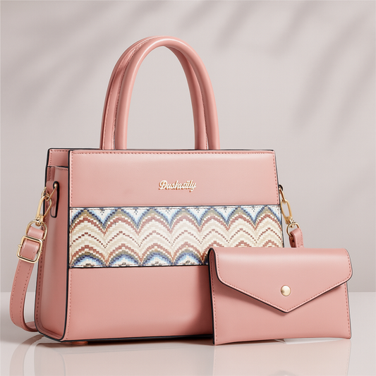 Levixa Chevron – Rose Blush