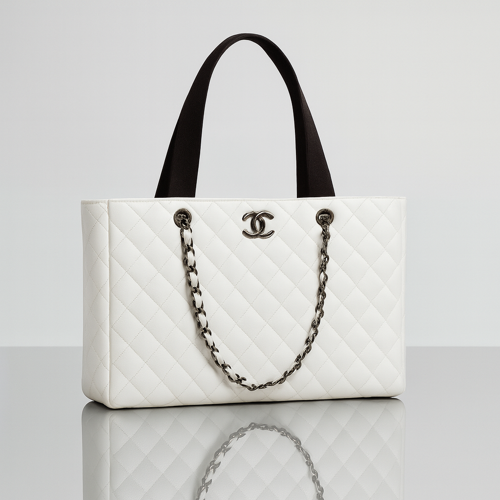 CHANL PARIS  Tote – White