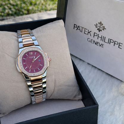 Patek Philippe Nautilus Diamonds - Red