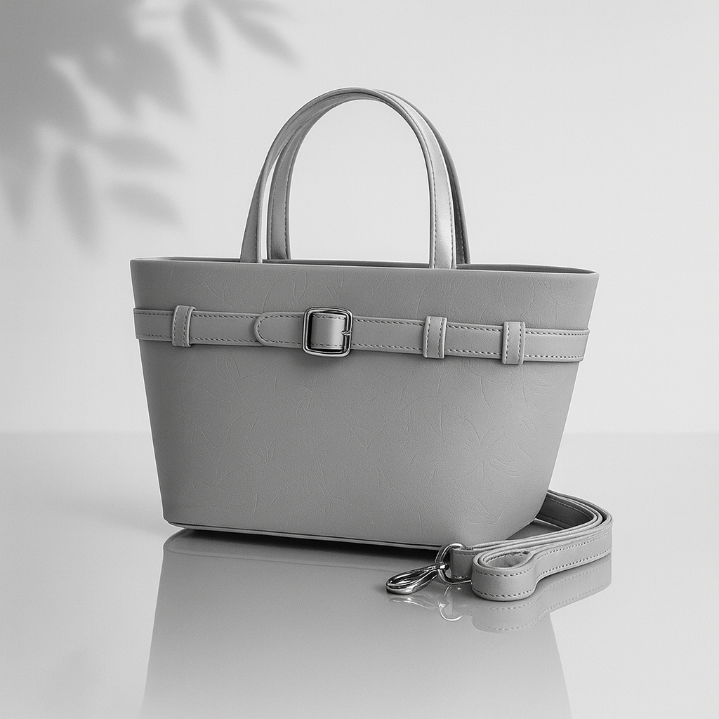 Levixa BuckleSatchel – Dove Grey