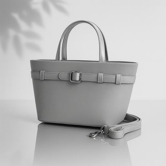 Levixa BuckleSatchel – Dove Grey