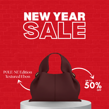 P0LE-NE Numéro Neuf Mini Edition Textured Ebon ( Deep Maroon )