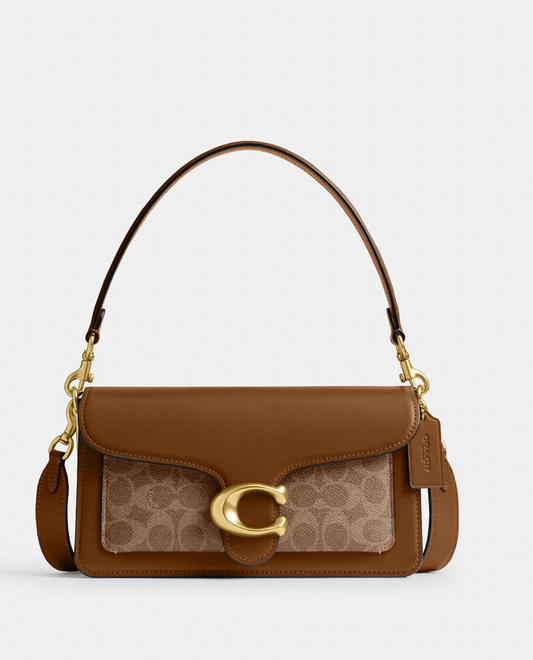 COCH TABBY 26 SH0ULDER BAG CAMEL BROWN)