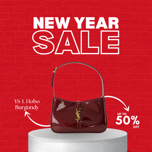 YS-L Hobo Burgundy