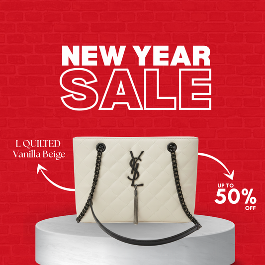 YS-L QUILTED Vanilla Beige