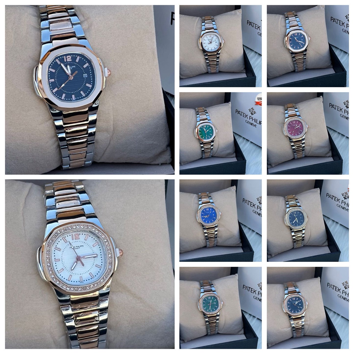 Patek Philippe Nautilus Diamonds - Red