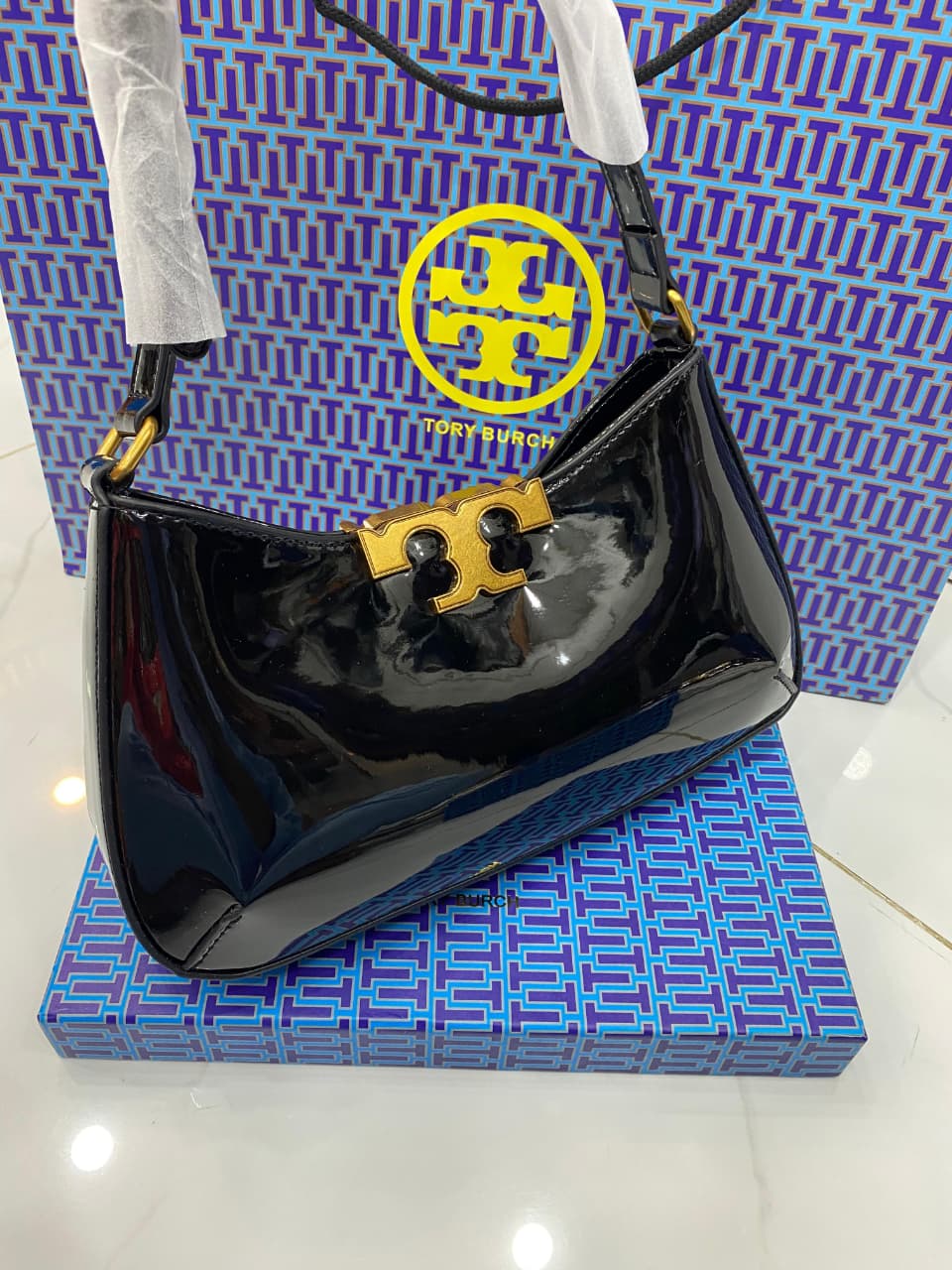 TO-RY BURCH ELEANOR SLIM Noir Glow