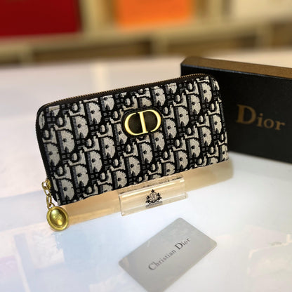 CHRIS-TIAN DI-0R — Classic Black Clutch (ZB)