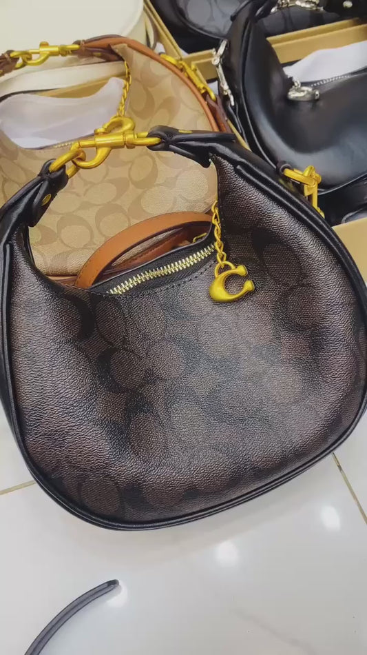 COA-CH Jonie Crescent Crossbody - Classic Noir (AZ)