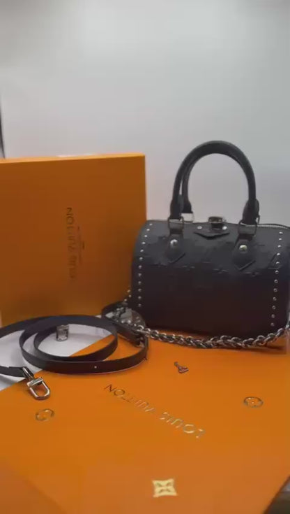 LOU-IS VUITTON - Speedy Trunk 20 - BW